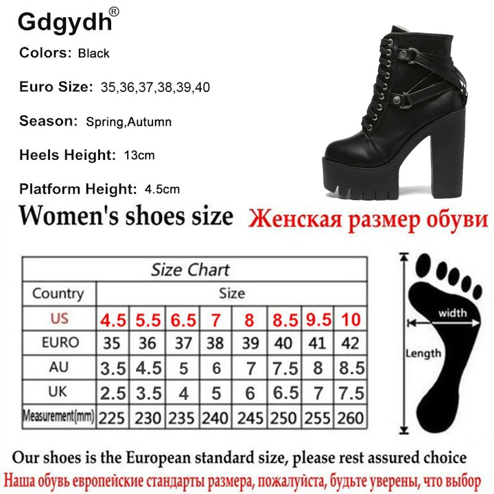 Lace-Up Soft Leather Ankle Boots