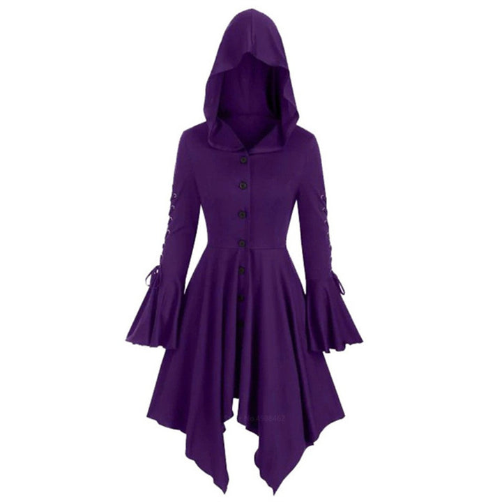 Gothic Irregular Hem Punk Hooded Cloak