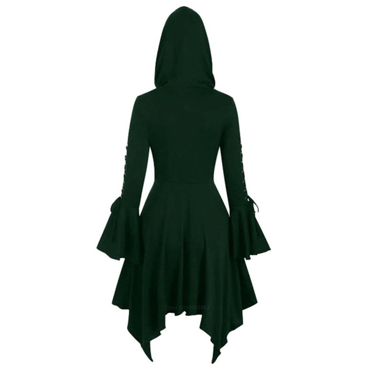 Gothic Irregular Hem Punk Hooded Cloak