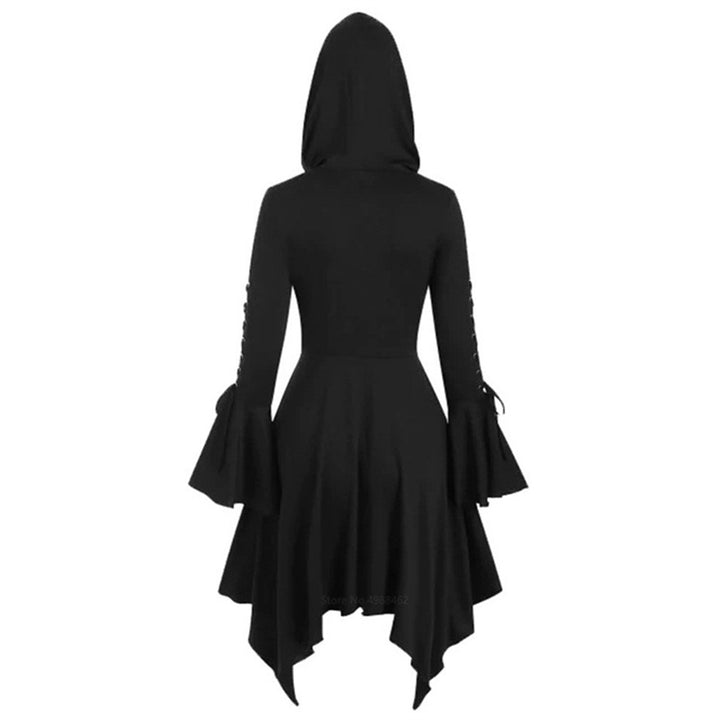 Gothic Irregular Hem Punk Hooded Cloak