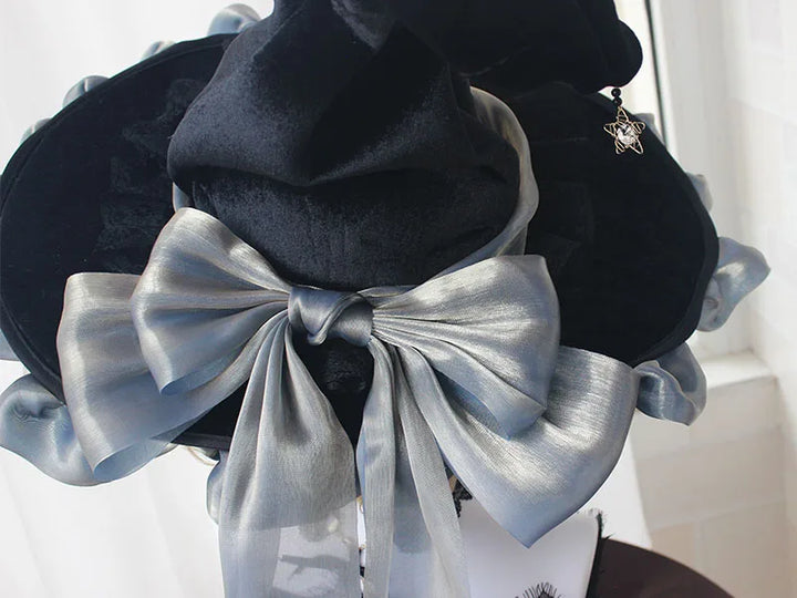 Handmade Dark Goth Style Halloween Hat