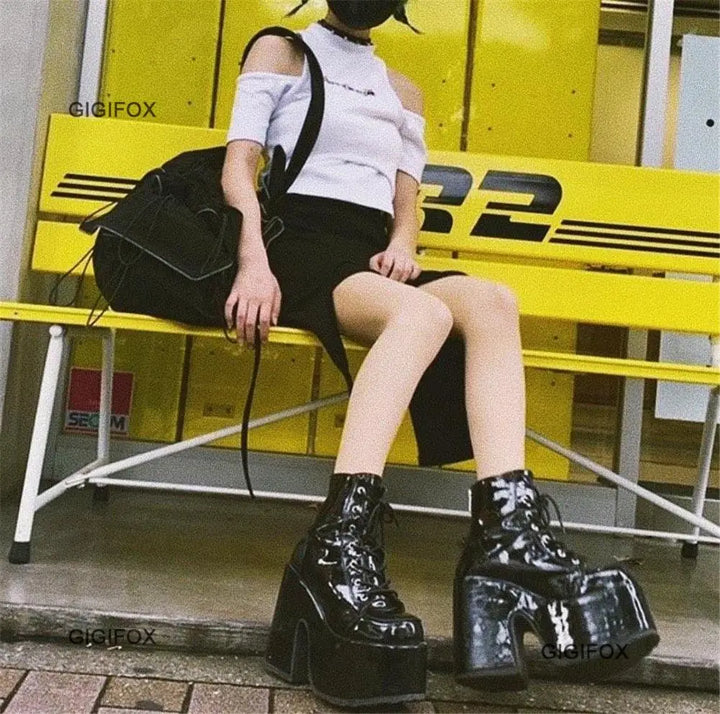Platform Mid-Calf Boots