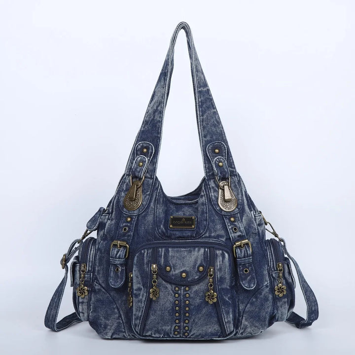 Classic Leather Big-Capacity Satchel Bag