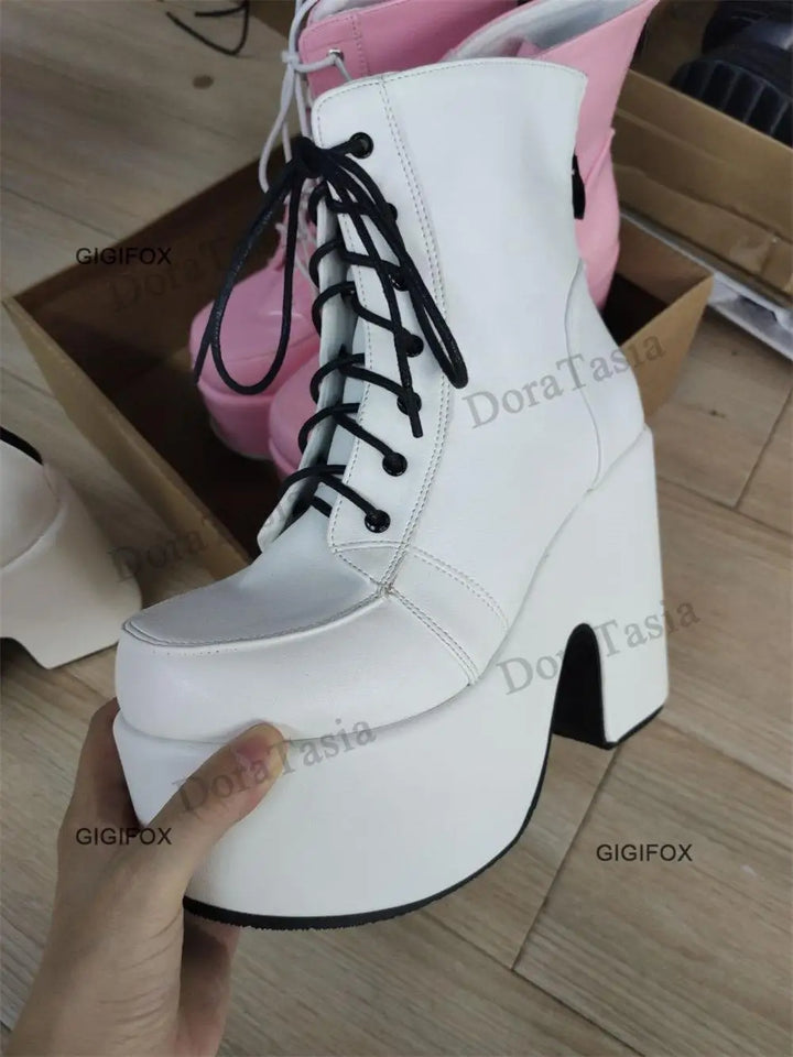 Platform Mid-Calf Boots