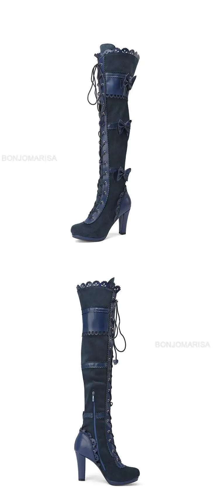 Chunky High Heel Winter Shoes