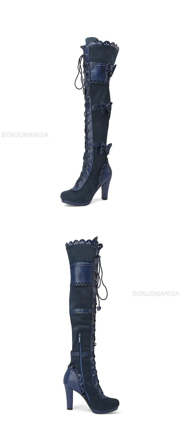 Chunky High Heel Winter Shoes