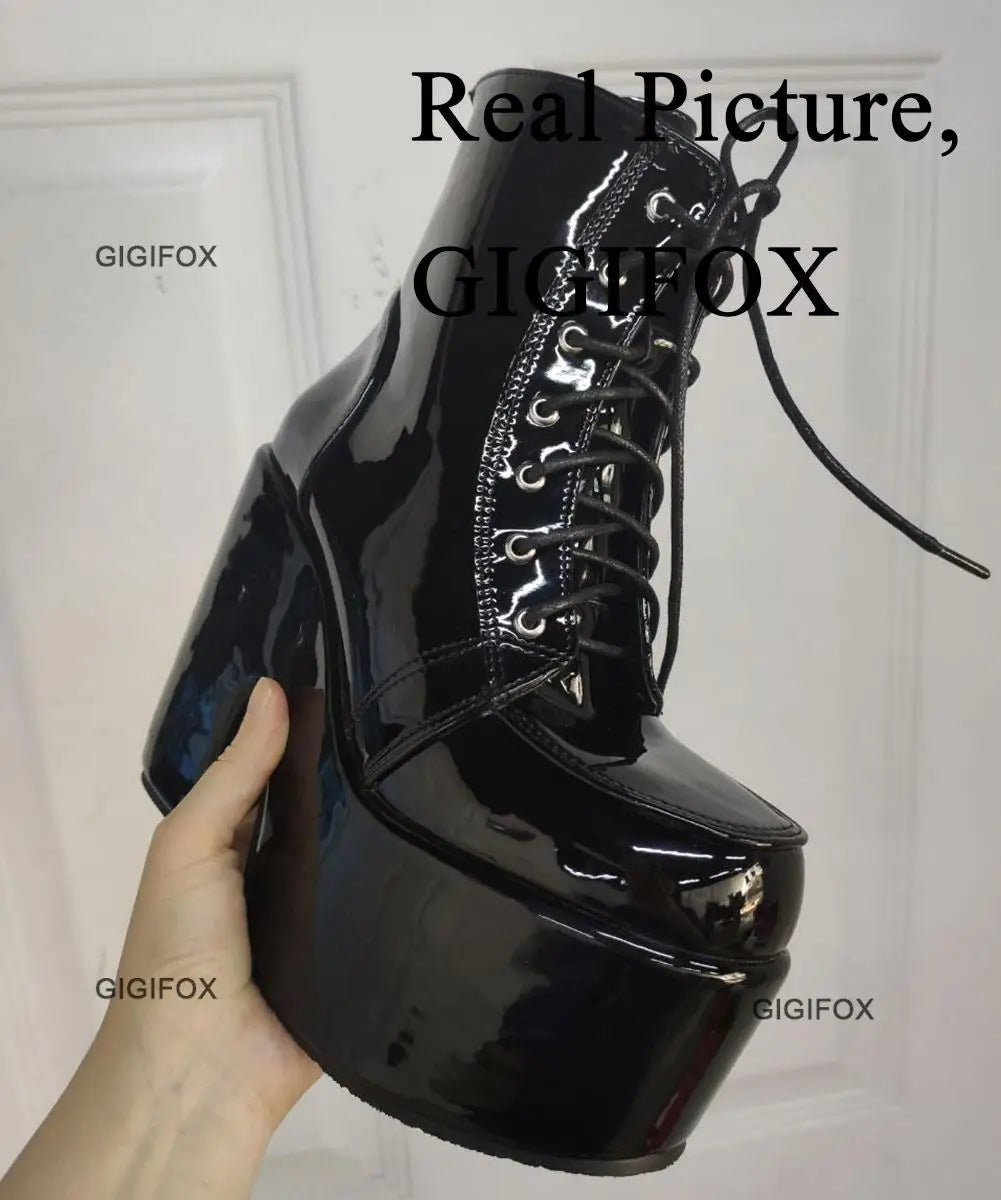 Platform Mid-Calf Boots