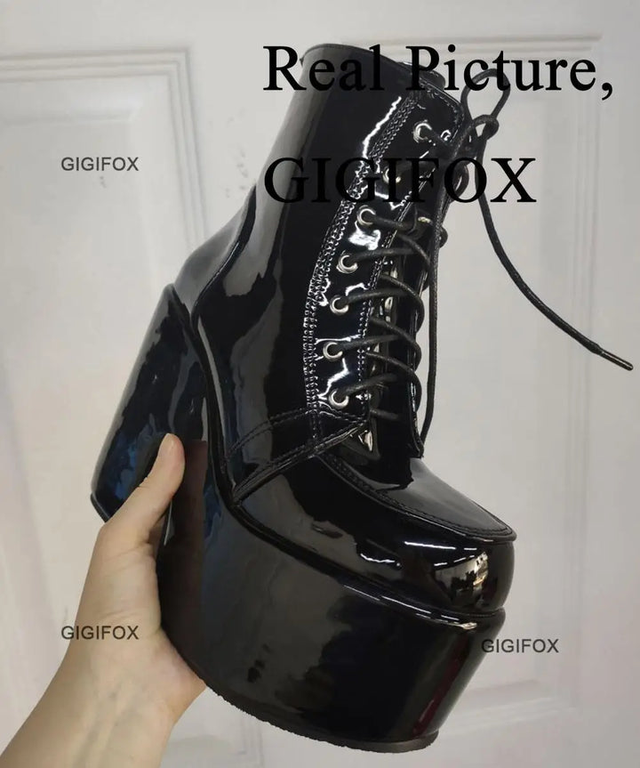 Platform Mid-Calf Boots