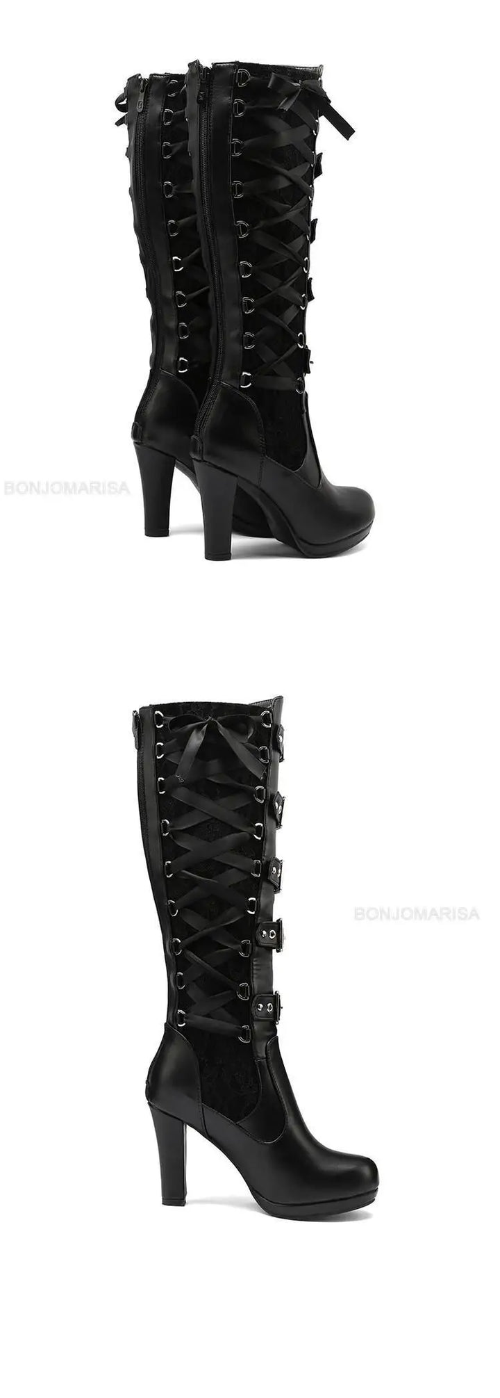 Chunky High Heel Winter Shoes