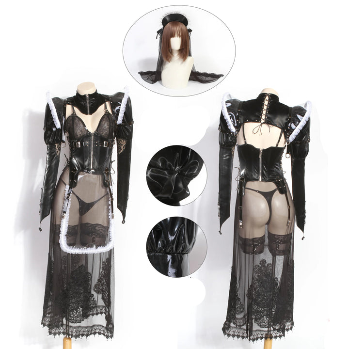 Cosplay Cyber Knight Punk Dress