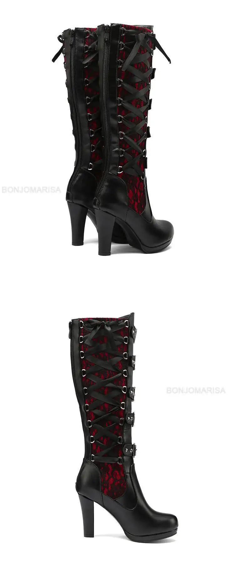 Chunky High Heel Winter Shoes