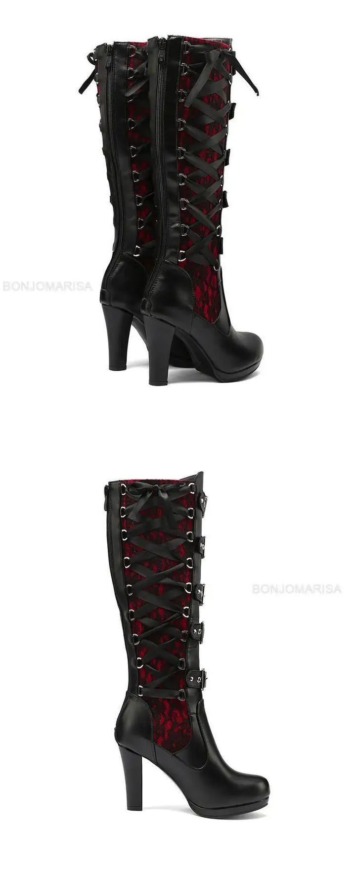 Chunky High Heel Winter Shoes