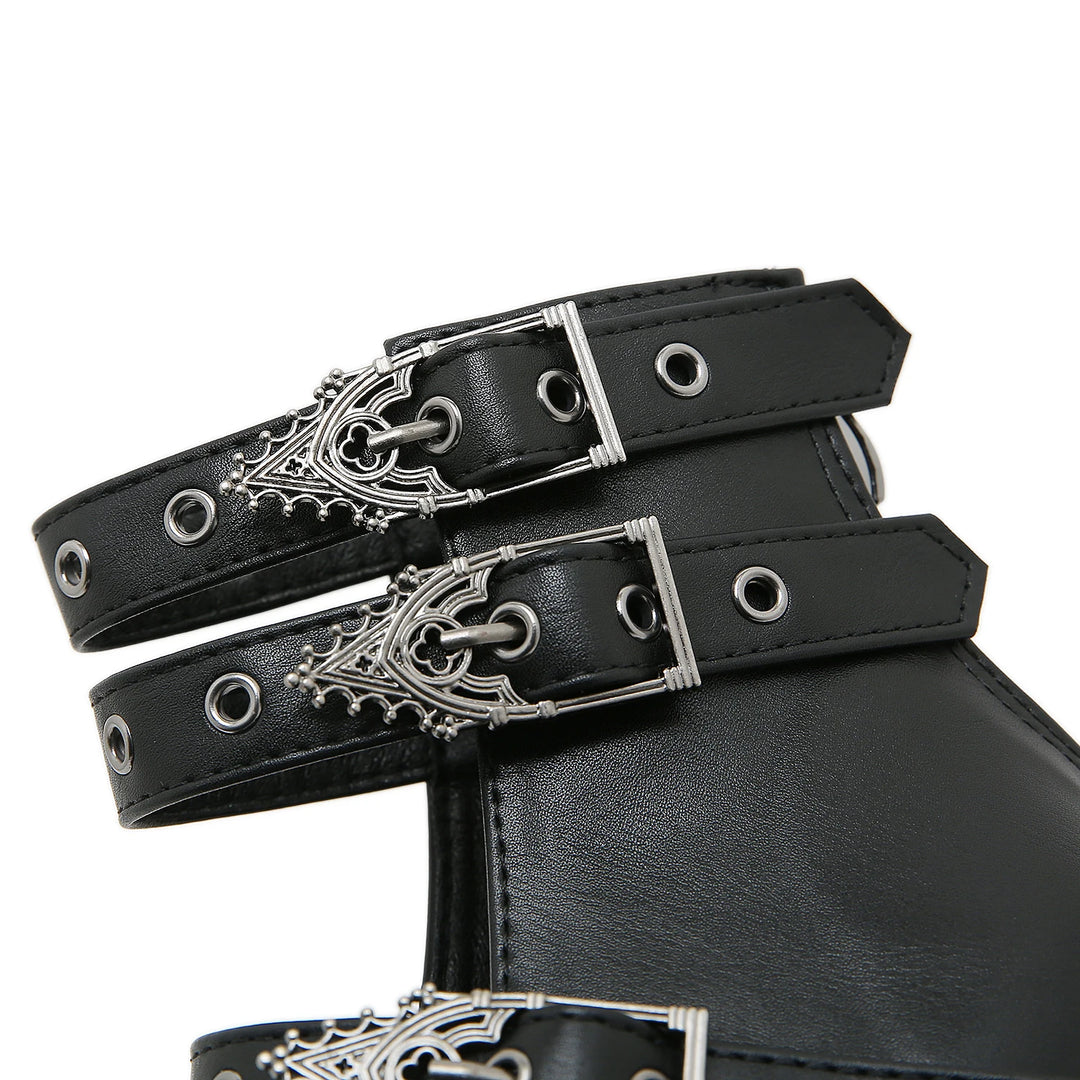Halloween Buckle Strap Shoes
