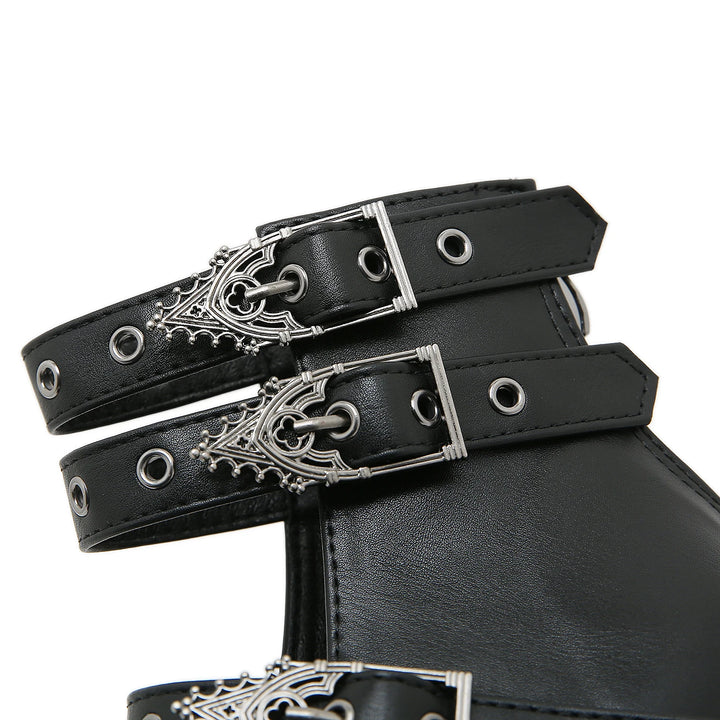 Halloween Buckle Strap Shoes