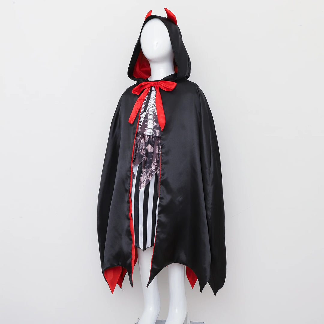 Hooded Bull Horns Cape