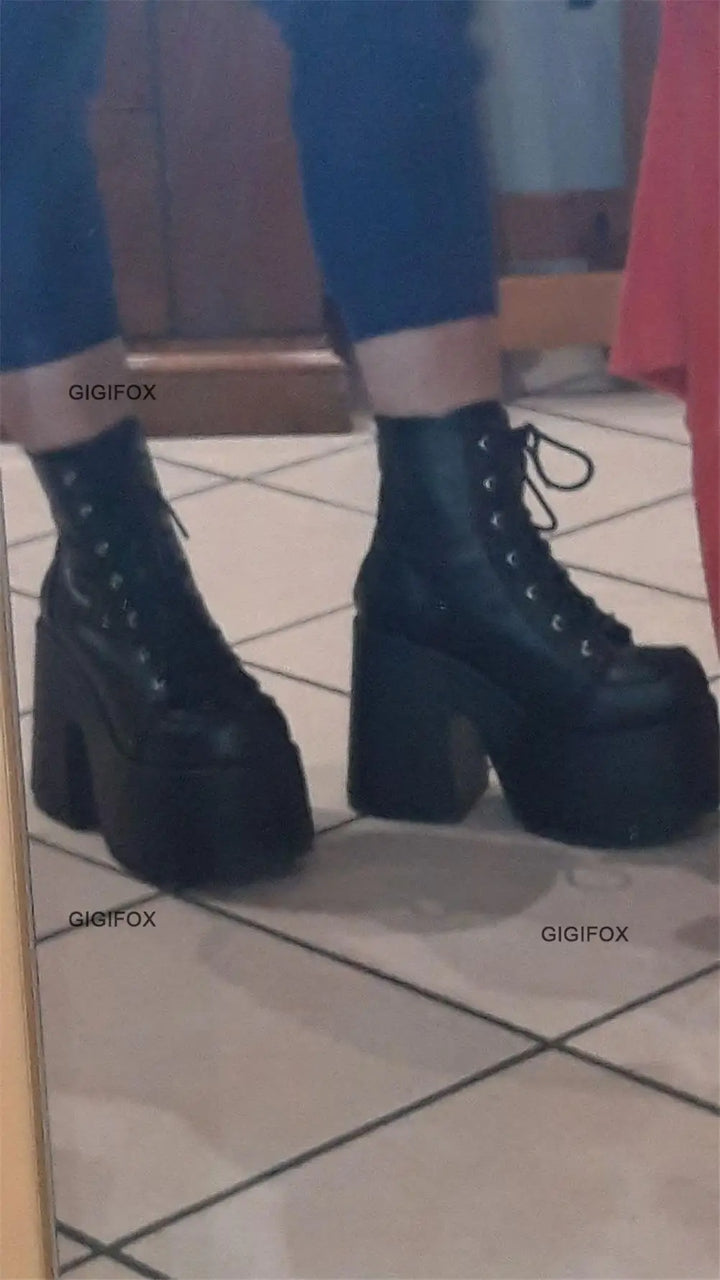 Platform Mid-Calf Boots