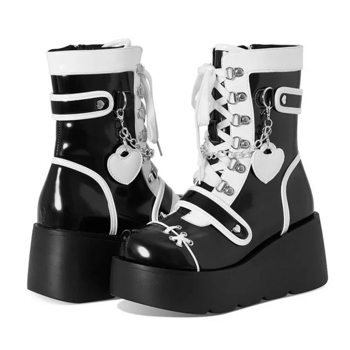 Lace Up Cute Lolita Platform Boots