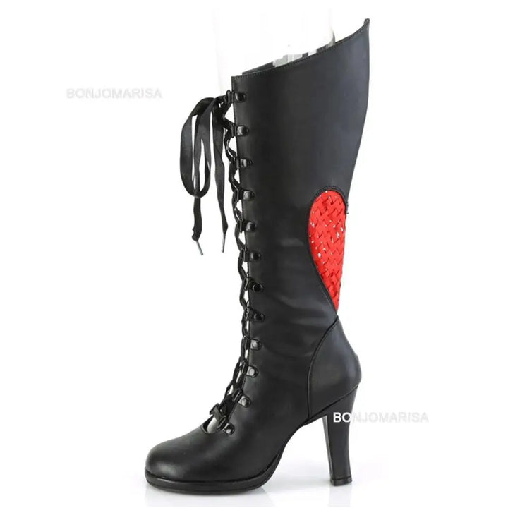Chunky High Heel Winter Shoes