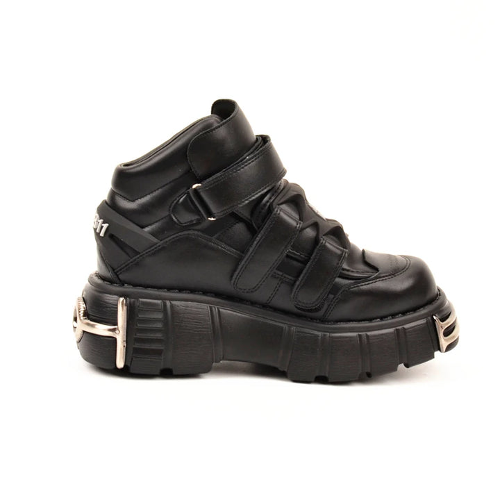 Metal Toe Punk Flats