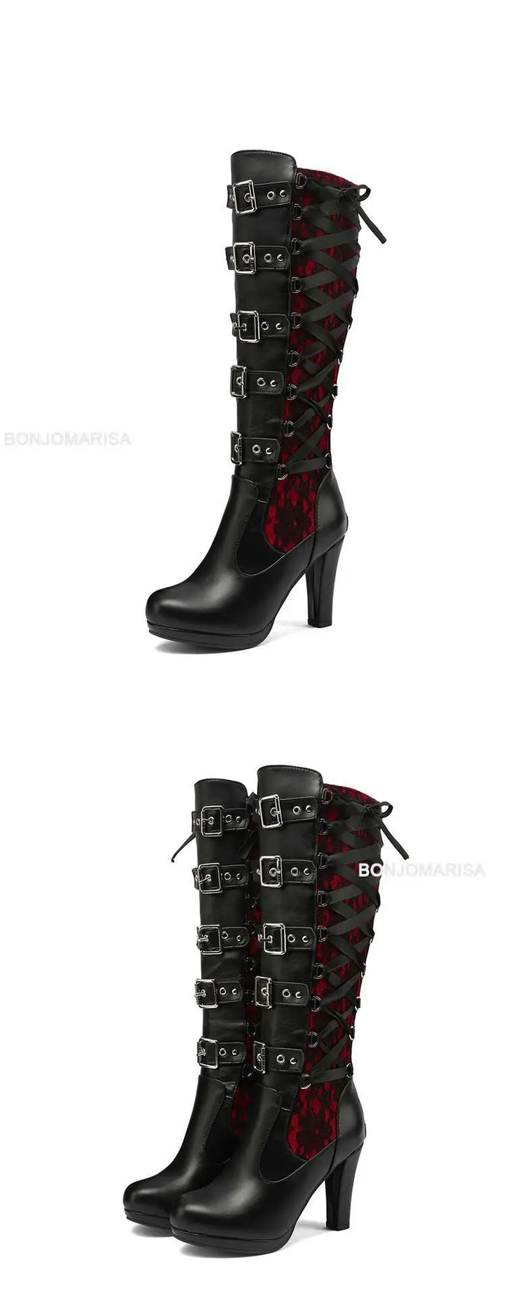 Chunky High Heel Winter Shoes