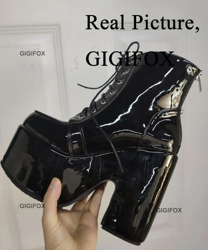 Platform Mid-Calf Boots