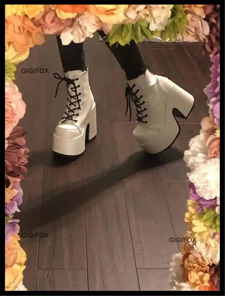 Platform Mid-Calf Boots