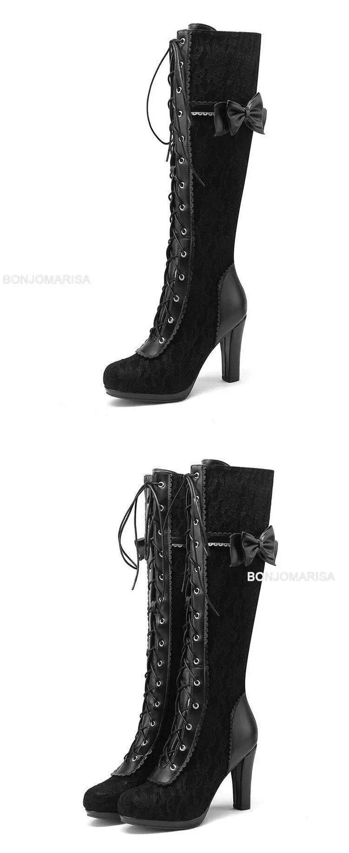 Chunky High Heel Winter Shoes