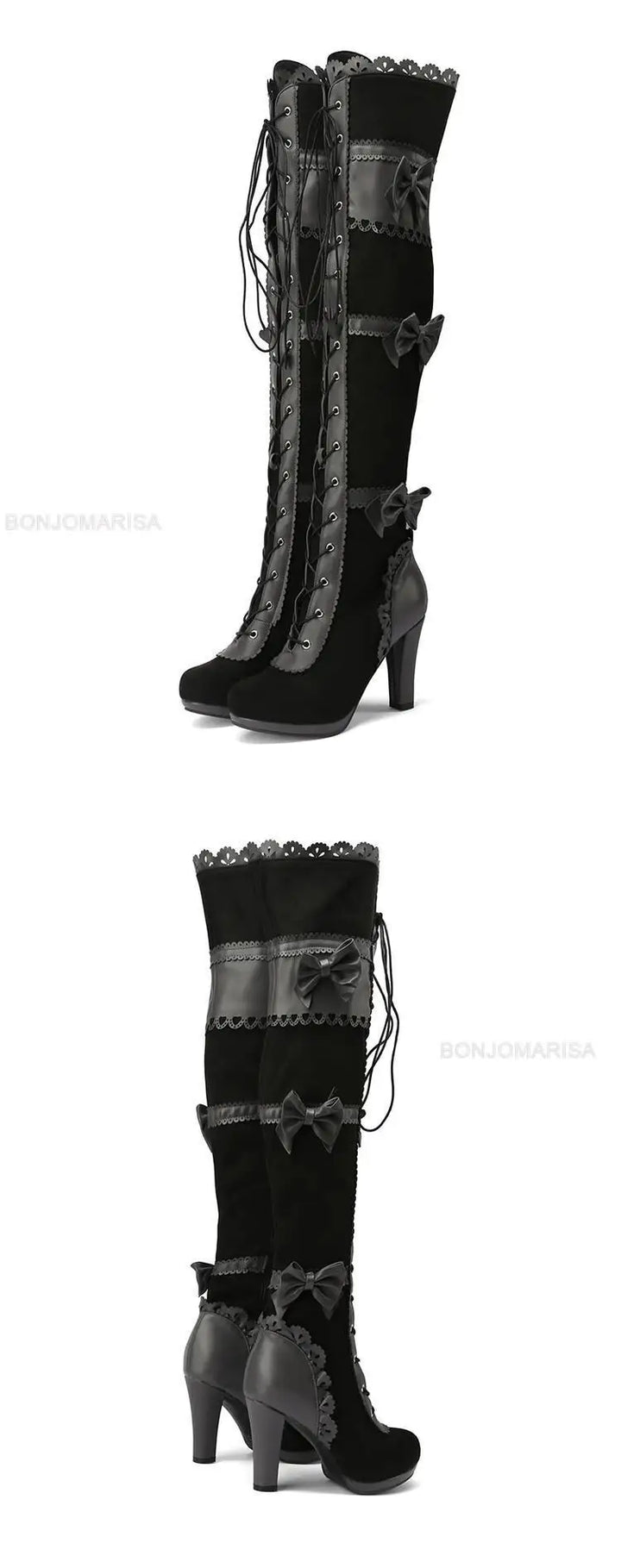 Chunky High Heel Winter Shoes
