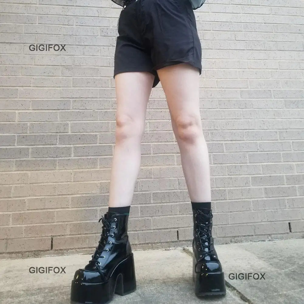 Platform Mid-Calf Boots