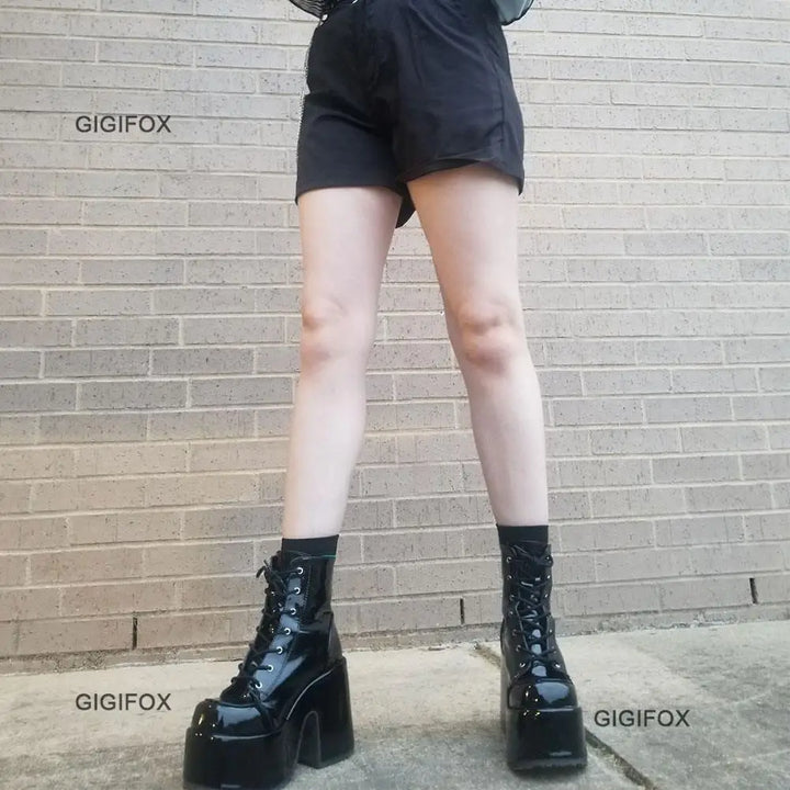 Platform Mid-Calf Boots