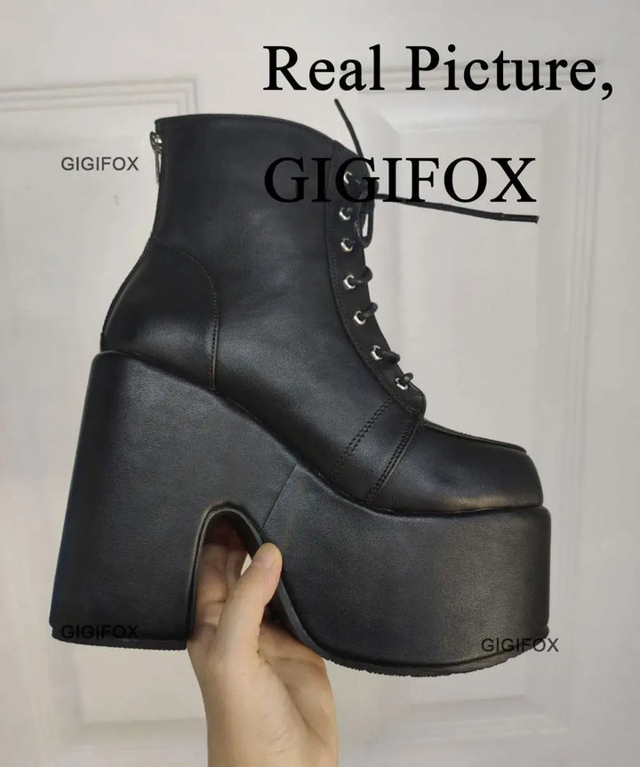 Platform Mid-Calf Boots