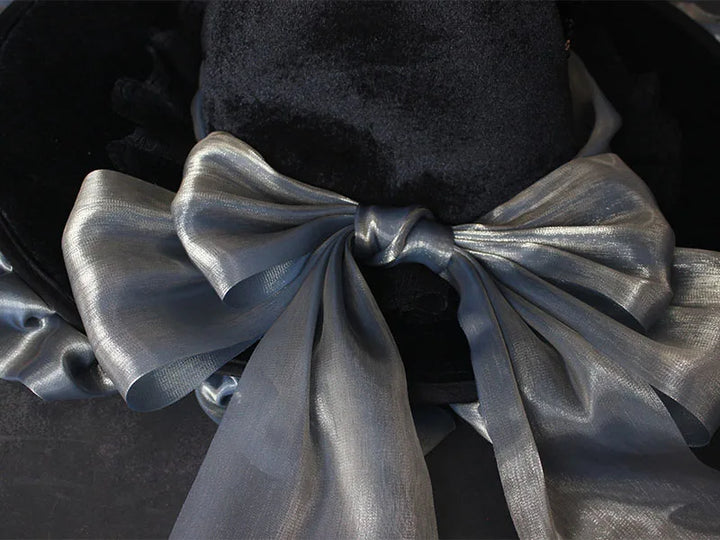 Handmade Dark Goth Style Halloween Hat