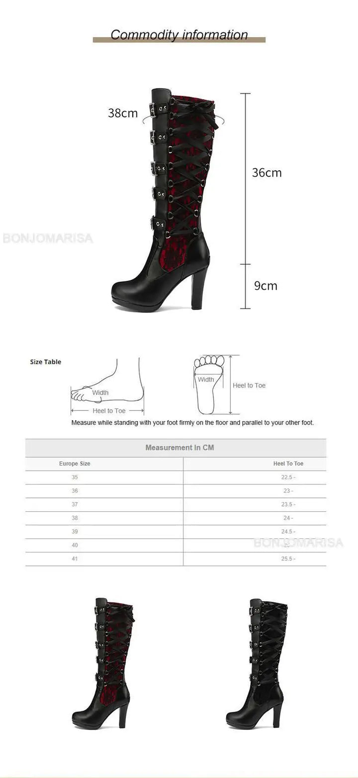 Chunky High Heel Winter Shoes