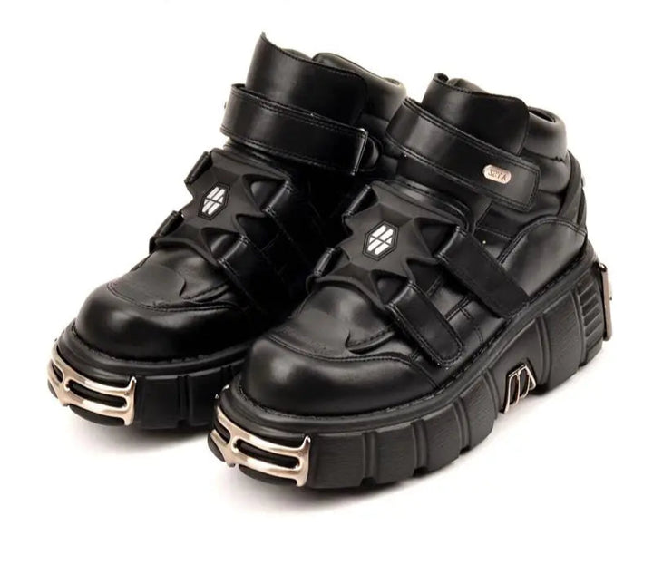 Metal Toe Punk Flats