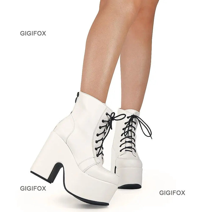 Platform Mid-Calf Boots