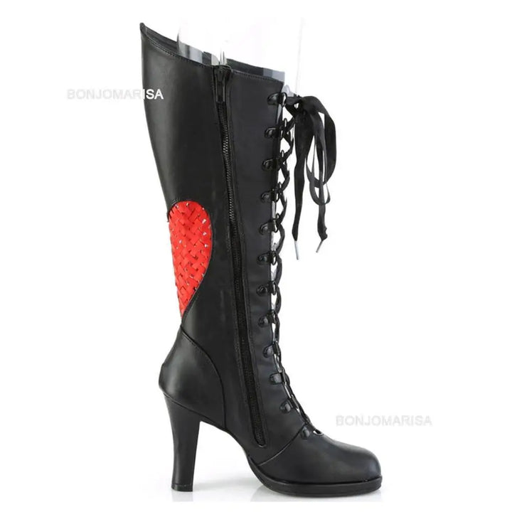 Chunky High Heel Winter Shoes