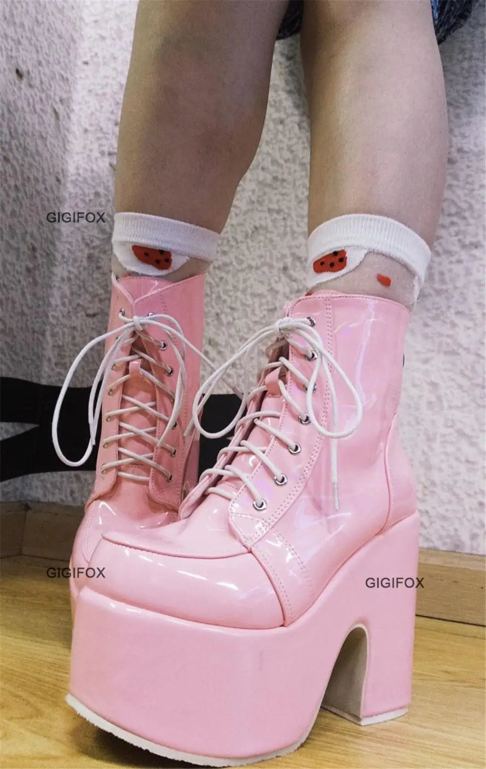 Platform Mid-Calf Boots