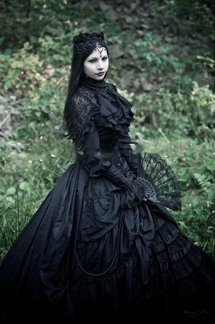 Victorian Gothic Steampunk Prom Dress