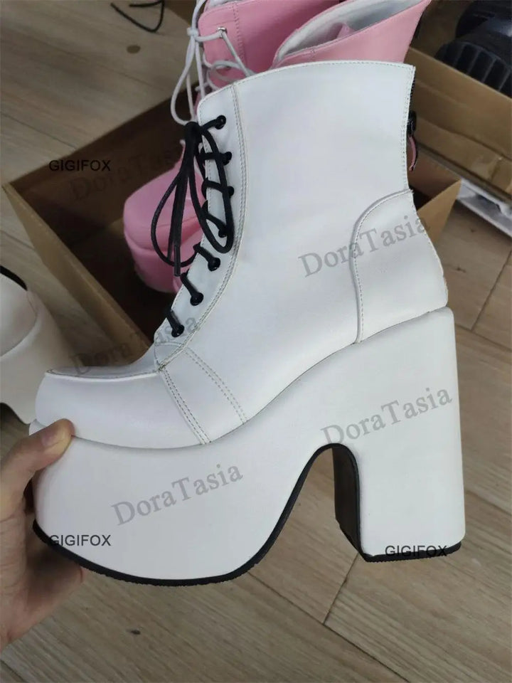 Platform Mid-Calf Boots