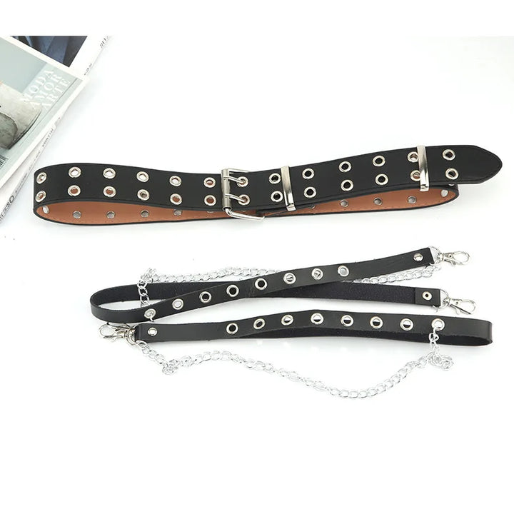 Dark Girl Punk Waist Chain