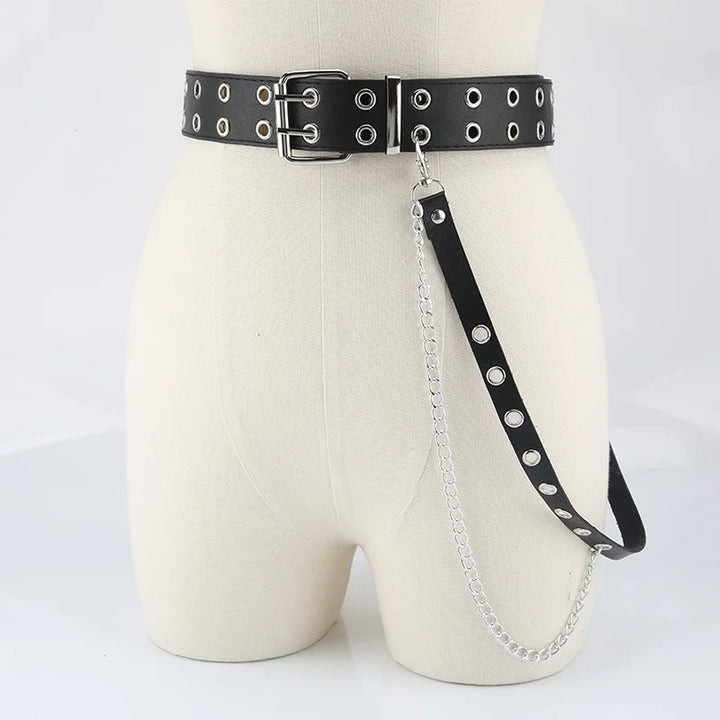Dark Girl Punk Waist Chain